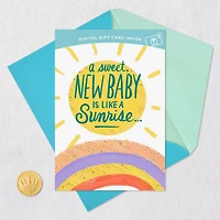Enjoy the Sunshine Coming Your Way Gift Card Greeting New Baby Card for only USD 4.99 | Hallmark