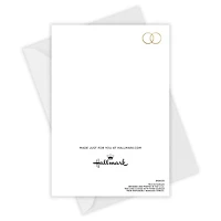 Hearts and Gold Rings Custom Wedding Card for only USD 4.99 | Hallmark