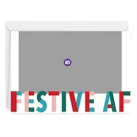 Festive AF Funny Custom Christmas Card for only USD 4.99 | Hallmark