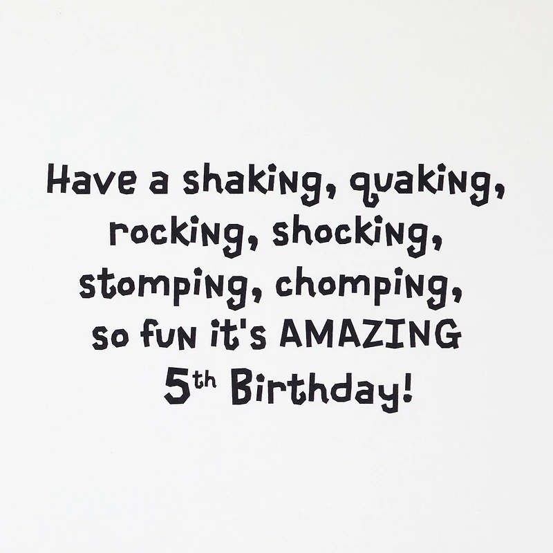 Silly Monsters 5th Birthday Card With Stickers for only USD 4.59 | Hallmark