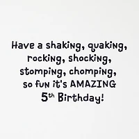 Silly Monsters 5th Birthday Card With Stickers for only USD 4.59 | Hallmark