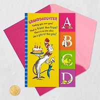Dr. Seuss™ No One You-er Than You Birthday Card for Granddaughter With Alphabet Flash Cards for only USD 4.99 | Hallmark