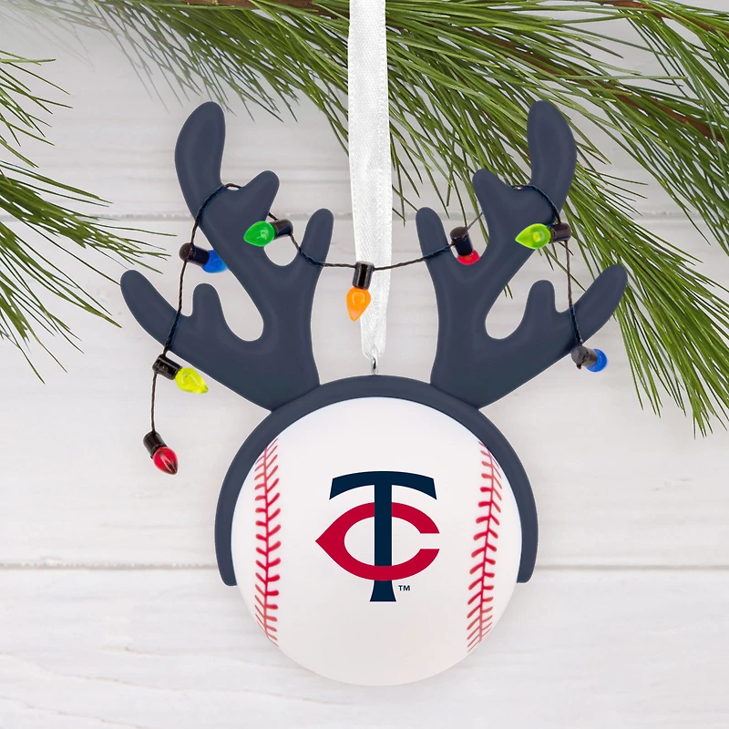 MLB Minnesota Twins™ Reindeer Baseball Hallmark Ornament for only USD 12.99 | Hallmark