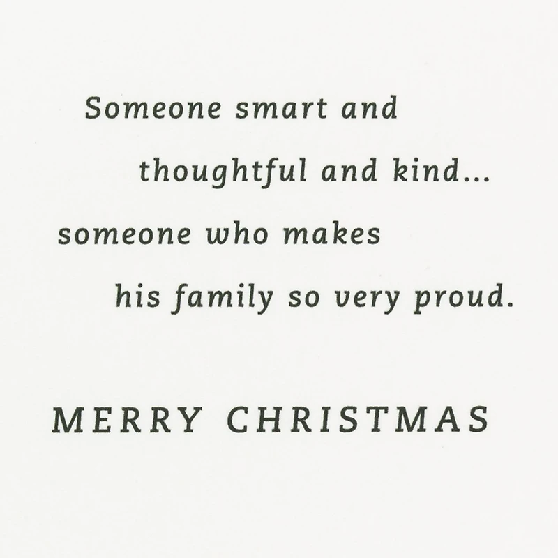 You're a Wonderful Person Christmas Card for Son for only USD 5.59 | Hallmark
