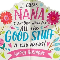 You're All the Good Stuff a Kid Needs Pop-Up Birthday Card for Nana for only USD 4.99 | Hallmark
