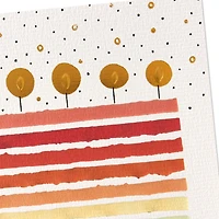 Rainbow Layer Cake Blank Birthday Card for only USD 4.59 | Hallmark