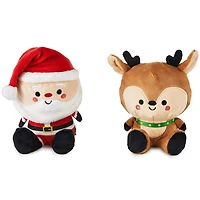Better Together Santa and Reindeer Magnetic Plush Pair, 5.75" for only USD 19.99 | Hallmark