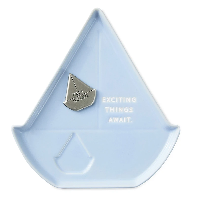 Sailboat-Shaped Trinket Dish With Token for only USD 28.99 | Hallmark