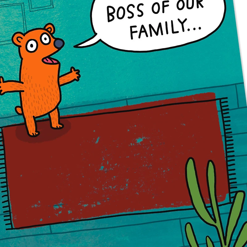 The Boss of Our Family Funny Father's Day Card for Dad for only USD 3.99 | Hallmark