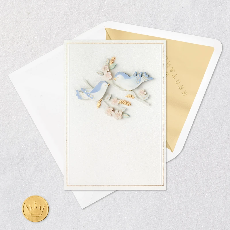Lovebirds on Flowering Branches Wedding Card for only USD 7.59 | Hallmark