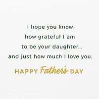 Loved and Supported Father's Day Card from Daughter for only USD 7.99 | Hallmark