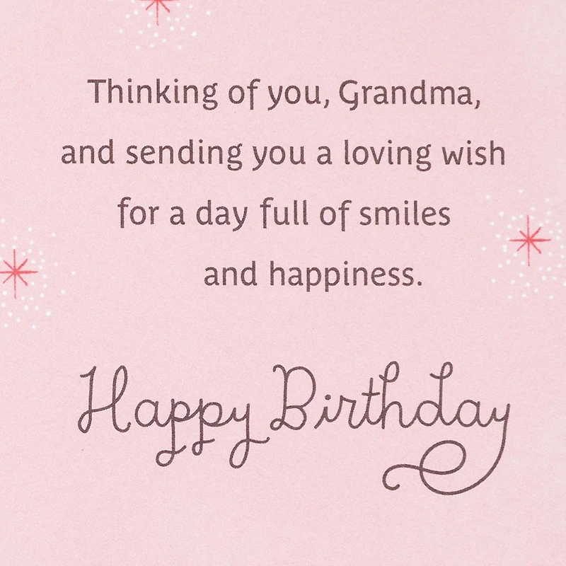 Disney Winnie the Pooh Day of Smiles Birthday Card for Grandma for only USD 5.59 | Hallmark