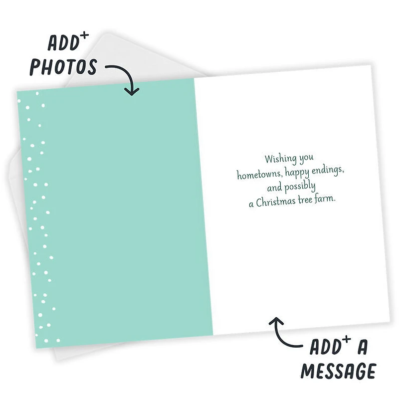 Hallmark Channel #1 Fan Snowy Scene Custom Christmas Card for only USD 4.99 | Hallmark