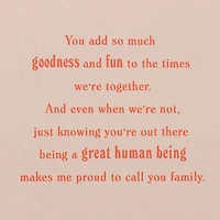 Proud to Call You Family Birthday Card for Relative for only USD 5.59 | Hallmark
