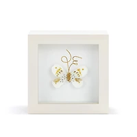 Demdaco Love From Above White and Gold Butterfly Small Shadow Box, 4" for only USD 24.99 | Hallmark