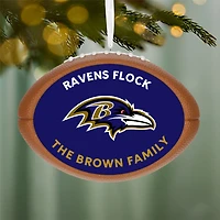 NFL Baltimore Ravens Football Personalized Ornament, Custom Text for only USD 30.99 | Hallmark