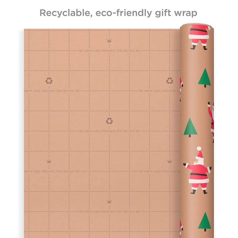 Merry Kraft Prints 3-Pack Christmas Wrapping Paper, 90 sq. ft. for only USD 16.99 | Hallmark