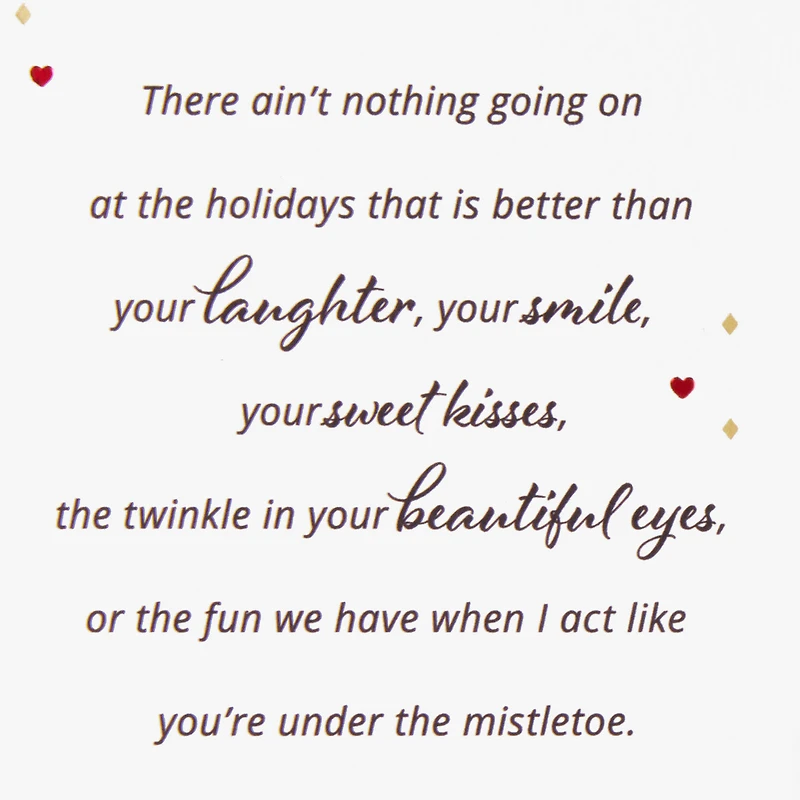 You Make My Heart Merry Romantic Christmas Card for only USD 5.99 | Hallmark
