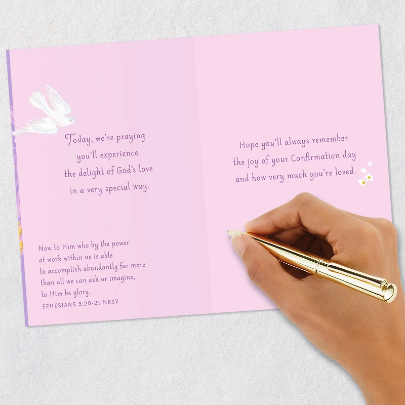 Joy, Love and Prayers Confirmation Card for Daughter for only USD 3.99 | Hallmark
