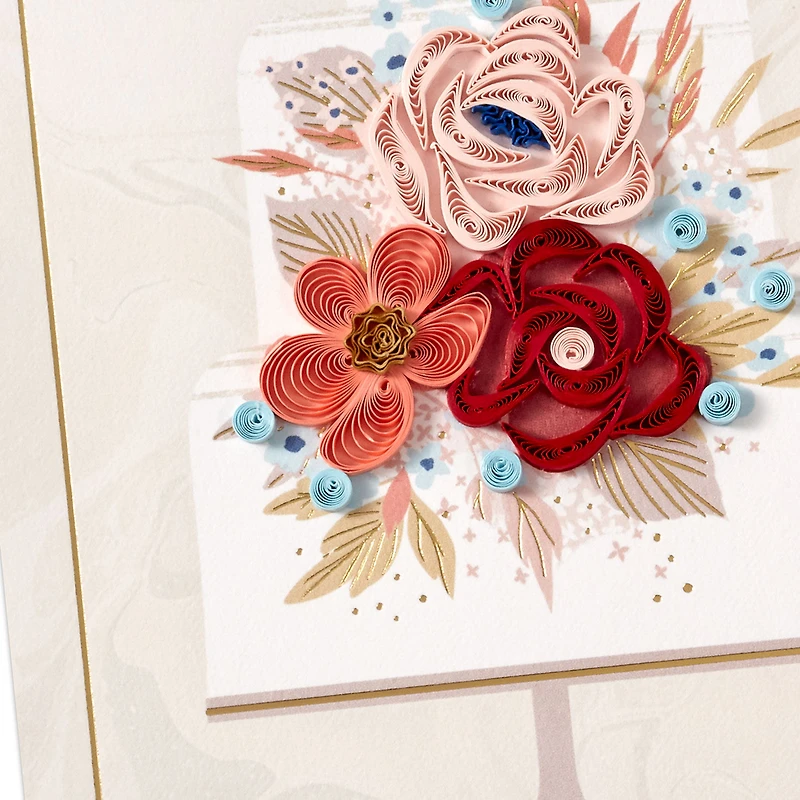 Lots of Love and Joy Quilled Paper Handmade Wedding Card for only USD 13.59 | Hallmark
