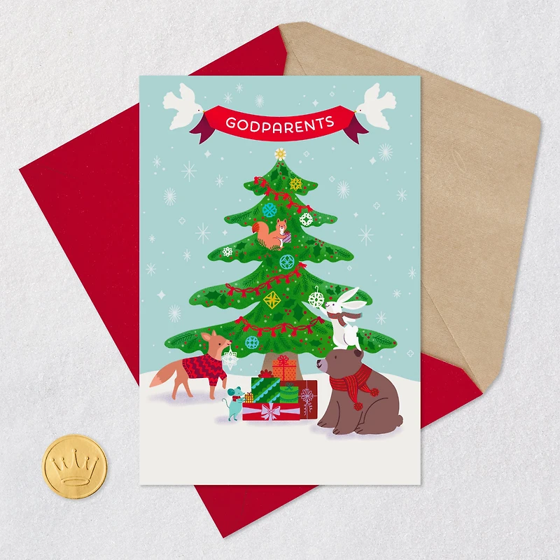 Such a Blessing Christmas Card for Godparents for only USD 3.99 | Hallmark