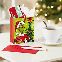 4.6" Dr. Seuss's How the Grinch Stole Christmas!™ Grinch on Green Gift Card Holder Mini Bag for only USD 2.49 | Hallmark