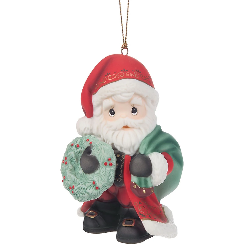Precious Moments Bringing Christmas Joy to All Annual Santa Ornament, 3.7" for only USD 39.99 | Hallmark