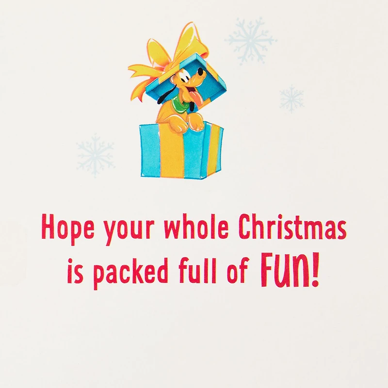 Disney Mickey Mouse and Friends Packed Full of Fun Musical Christmas Card for only USD 7.99 | Hallmark