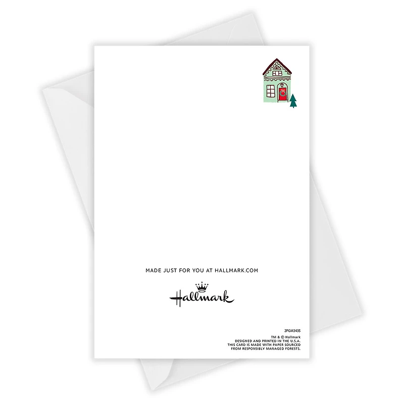 Thinking of You Snowy Village Custom Holiday Card for only USD 4.99 | Hallmark