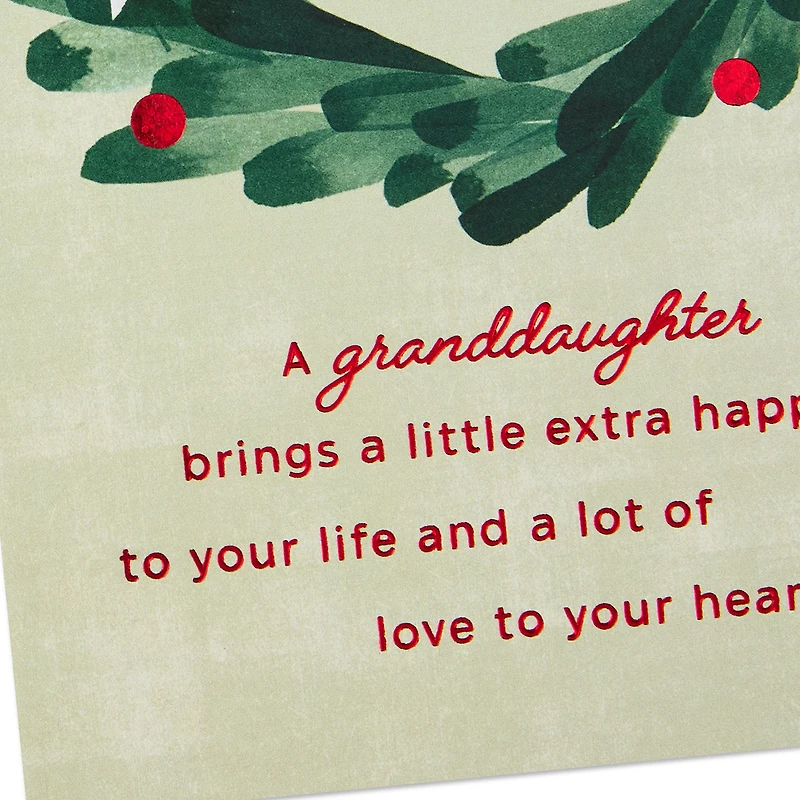 You Bring a Lot of Love Christmas Card for Granddaughter for only USD 5.59 | Hallmark