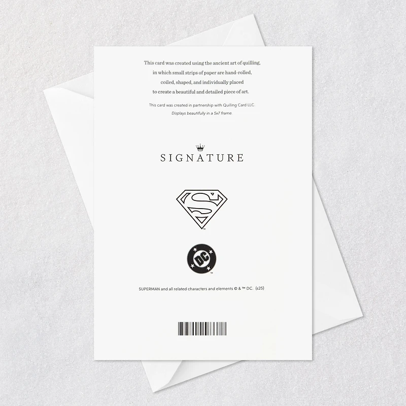 DC™ Superman™ You're a True Hero Quilled Paper Handmade Father's Day Card for only USD 13.59 | Hallmark