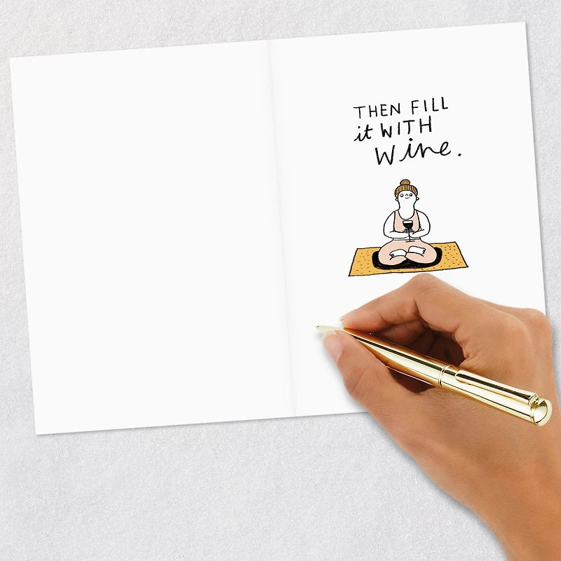 Meditation and Wine Card for only USD 3.99 | Hallmark