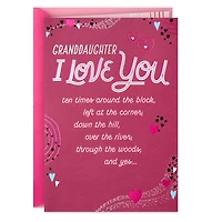 Love You to the Moon and Back Valentine's Day Card for Granddaughter for only USD 5.59 | Hallmark