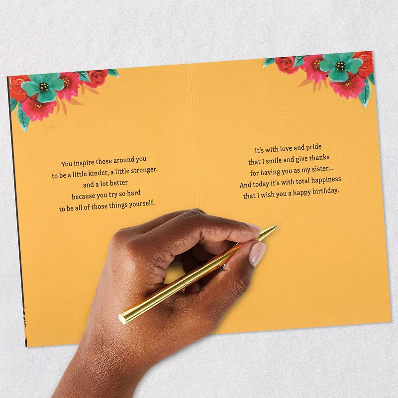 Your Beauty Shines Birthday Card for Sister for only USD 4.59 | Hallmark