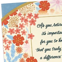 You Truly Made a Difference Here Retirement Card for only USD 5.99 | Hallmark