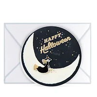 Witch on Broomstick Paper Craft Halloween Card With Motion for only USD 5.99 | Hallmark