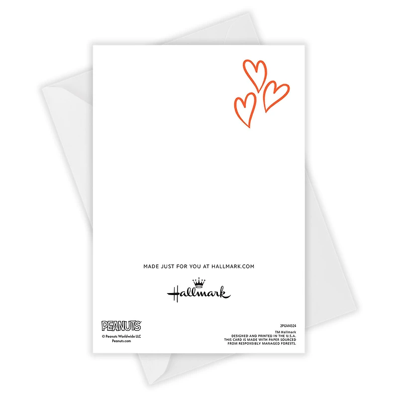 Peanuts® Snoopy and Woodstock Sharing a Hug Custom Card for only USD 4.99 | Hallmark
