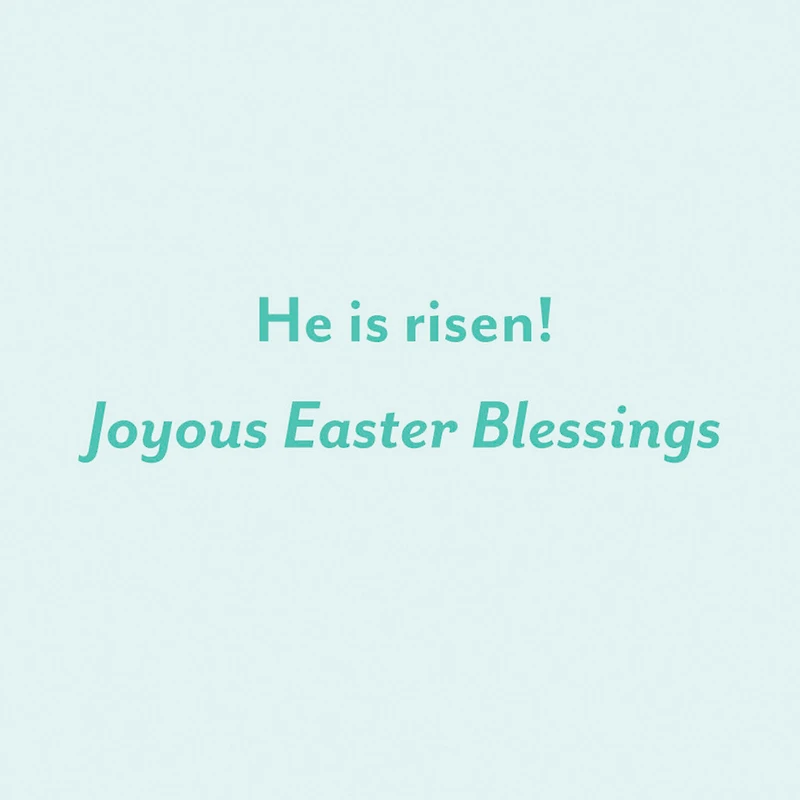 He Is Risen Religious Easter Card for only USD 0.99 | Hallmark