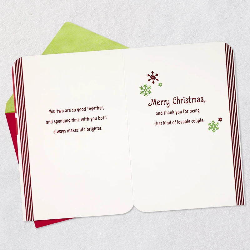 You're So Good Together Christmas Card for Son and Wife for only USD 6.99 | Hallmark