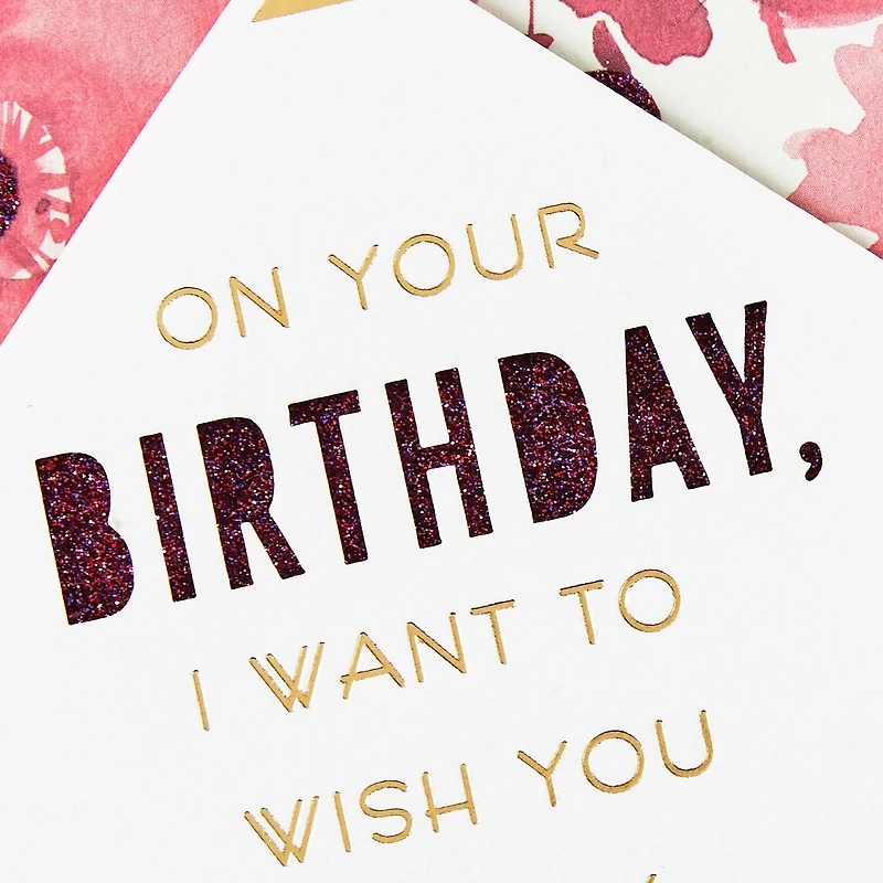 Every Kind of Happiness Pink Flowers Birthday Card for only USD 7.59 | Hallmark