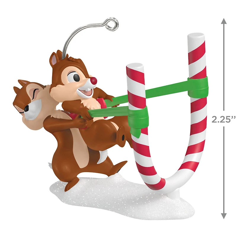 Disney Chip and Dale Candy Cane Catapult Ornament for only USD 25.99 | Hallmark