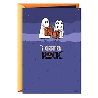 Peanuts® I Got a Rock Funny Halloween Card for only USD 3.29 | Hallmark