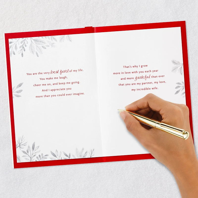 My Partner, My Love Christmas Card for Wife for only USD 6.99 | Hallmark