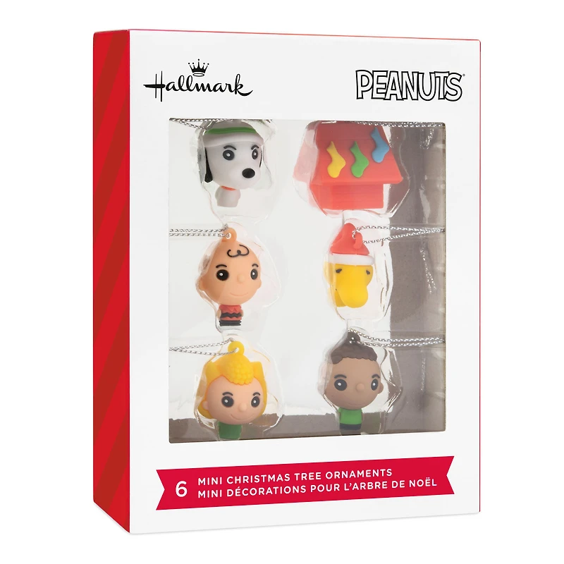 Mini Peanuts® Shatterproof Hallmark Ornaments, Set of 6 for only USD 14.99 | Hallmark