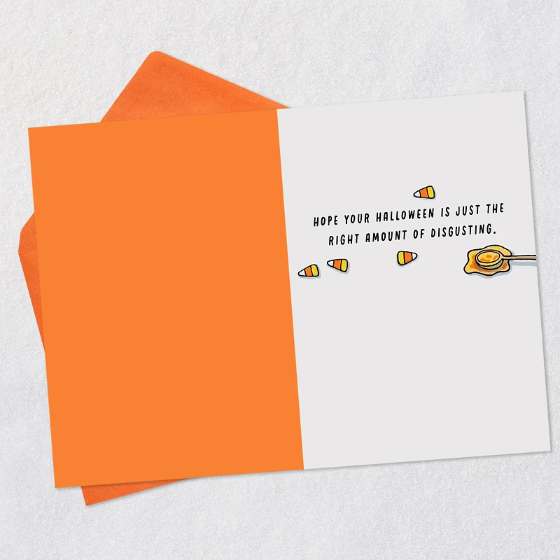 Just the Right Amount of Disgusting Funny Halloween Card for only USD 3.69 | Hallmark