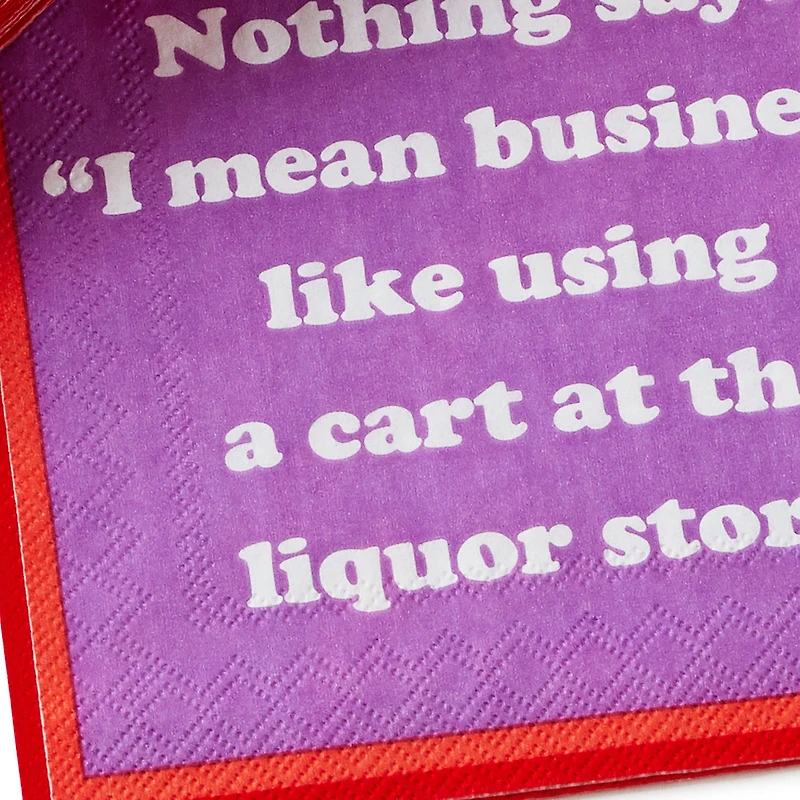 Drinks on Me Fireball Funny Party Napkins, Pack of 20 for only USD 5.99 | Hallmark