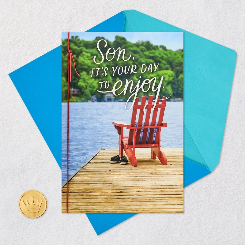 It's Your Day to Relax and Enjoy Father's Day Card for Son for only USD 6.99 | Hallmark