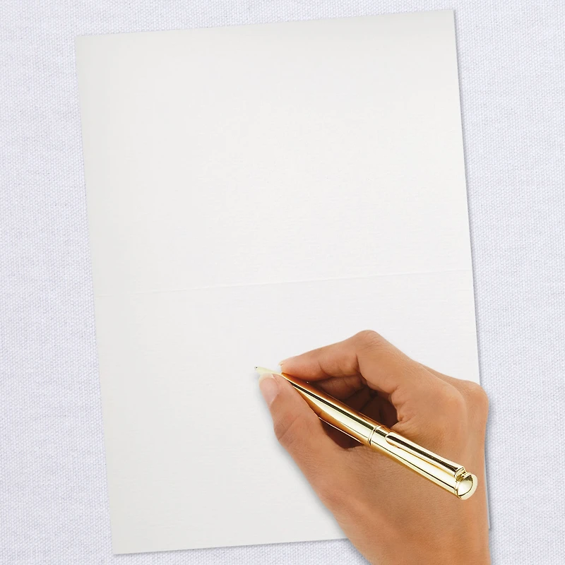 Elegant Script and Flowers Blank Congratulations Card for only USD 5.99 | Hallmark