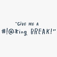 Just Ask the Heavens for a #!@*ing Break Funny Encouragement Card for only USD 4.49 | Hallmark