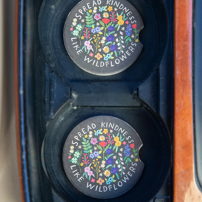 Natural Life Spread Kindness Ceramic Car Coasters, Set of 2 for only USD 15.99 | Hallmark